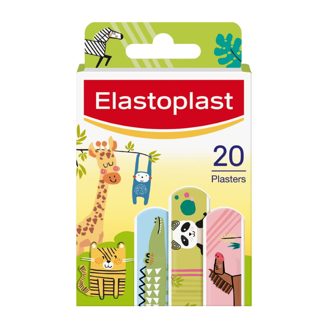 ELASTOPLAST KIDS ANIMAL PLASTERS 20'S